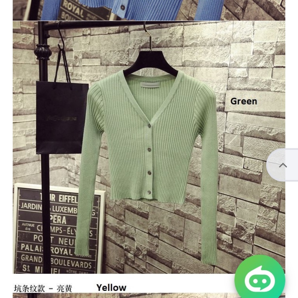 ZELE Cropped Cardigan